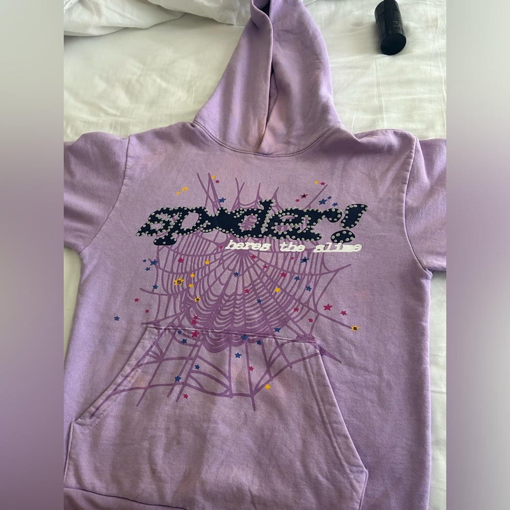 Spider Acai Hoodie Size Medium Authentic